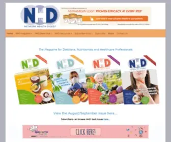 NHdmag.com(The magazine for Dietitians) Screenshot