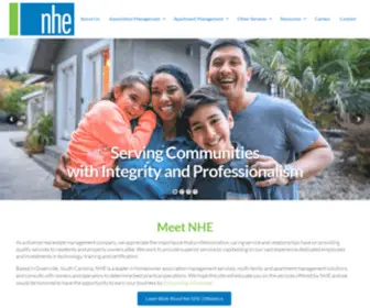 Nhe-INC.com(Service Coordination) Screenshot