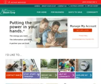 Nhec.com(New Hampshire Electric Co) Screenshot