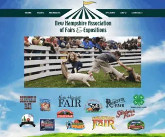 Nhfairs.com(NH Fairs Association) Screenshot