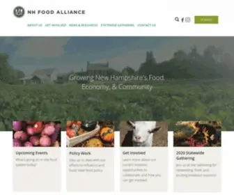 Nhfoodalliance.com(New Hampshire Food Alliance) Screenshot