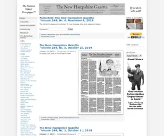 Nhgazette.com(The New Hampshire Gazette) Screenshot