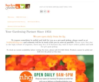 NHG.com(Plant Nursery Near Dallas) Screenshot