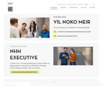 NHH.no(NHH Norges Handelshøyskole) Screenshot