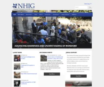 Nhig.org.uk(National Heritage Ironwork Group) Screenshot