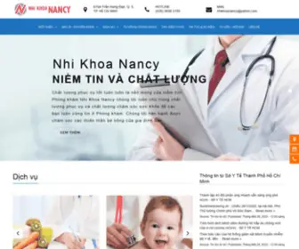 Nhikhoanancy.com.vn(Phòng Khám Khoa Nhi) Screenshot