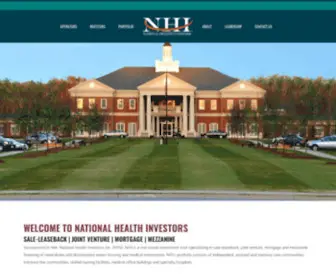 Nhireit.com(National Health Investors) Screenshot