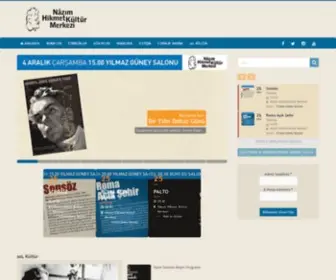 NHKM.org.tr(Nâzım Hikmet Kültür Merkezi) Screenshot