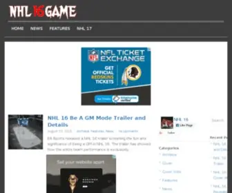 NHL16Game.com(婢抽棬妫嬬墝缃戠珯骞冲彴) Screenshot