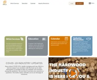 Nhla.com(National Hardwood Lumber Association) Screenshot