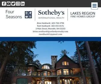 Nhlakesproperty.com(Lake Winnipesaukee Real Estate) Screenshot