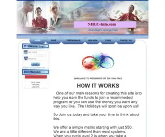 NHLC-Info.com(New Hope Leverage Club) Screenshot