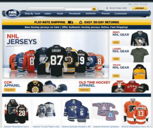 NHlhockeymart.com(Authentic NHL Jersey At Officially Licensed Reebok NHL Jerseys Shop) Screenshot