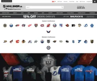 NHLshop.ca(Nhl jerseys) Screenshot