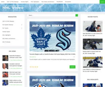 NHlvideo.net(NHL Full Game Replays) Screenshot