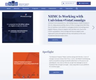 NHMC.org(NHMC is a 35 year old civil rights nonprofit organization) Screenshot