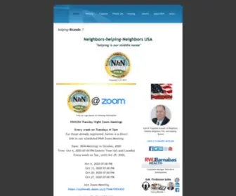 Nhnusa.org(Neighbors-helping-Neighbors USA, Inc) Screenshot