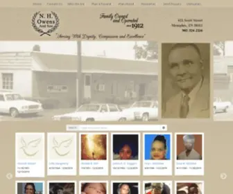 Nhowensfuneralhome.com(N.H. Owens & Son Funeral Home) Screenshot