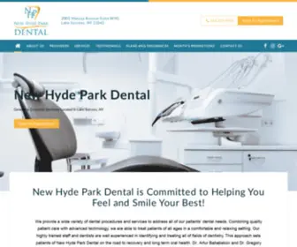 Nhparkdental.com(Lake Success Dental Care) Screenshot