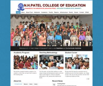 Nhpateledu.org(Nhpateledu) Screenshot