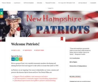 Nhpatriots.org(New Hampshire Patriots) Screenshot