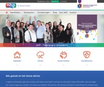 NHP.nl(NHP helpt bij het regelen van uw financiële zaken) Screenshot