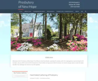 NHpresbytery.org(New Hope Presbytery) Screenshot