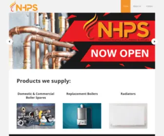 NHpsupplies.co.uk(Stockists of domestic and commercial boiler spare) Screenshot