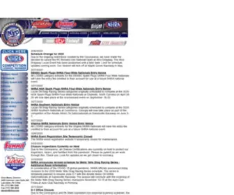 Nhradiv1.com(NHRA Northeast Division web site) Screenshot