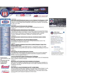 Nhradiv5.com(NHRA West Central Division web site) Screenshot