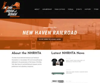 NHRhta.org(New Haven Railroad Technical & Historical Association) Screenshot