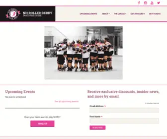 Nhrollerderby.com(NH Roller Derby) Screenshot