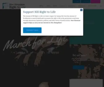 NHRTL.org(NH Right to Life) Screenshot