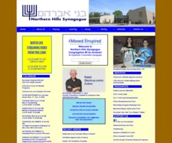 NHS-Cba.org(Northern Hills Synagogue) Screenshot