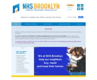 NHSbrooklyn.org(Homeowners, Tenants, Home Buyers) Screenshot