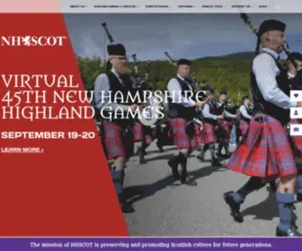 NHscot.org(New Hampshire Highland Games & Festival) Screenshot