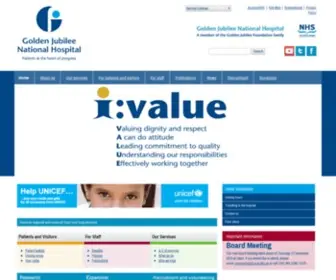 NHsgoldenjubilee.co.uk(Golden Jubilee National Hospital) Screenshot