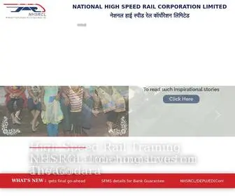 NHSRCL.in(National High Speed Rail Corporation Limited) Screenshot