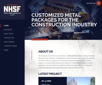 NHsteelfab.com(Custom Steel Fabrication) Screenshot