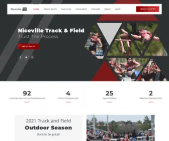 NHSTF.com(Niceville High School Track and Field) Screenshot