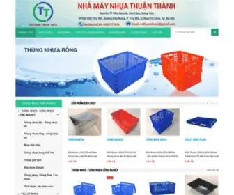 Nhuathuanthanh.com.vn(Nhà máy nhựa Thuận Thành chuyên sản xuất) Screenshot