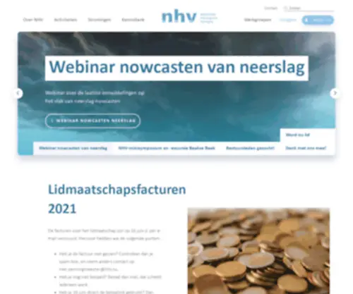 NHV.nu(De Nederlandse Hydrologische Vereniging (NHV)) Screenshot