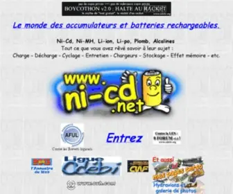 NI-CD.net(Le monde des accus rechargeables) Screenshot