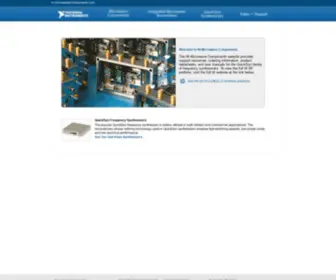 NI-Microwavecomponents.com(NI Microwave Components) Screenshot