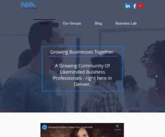 Nia-Denver.com(Network in Action Denver) Screenshot