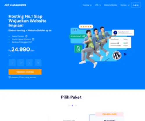 Niagahoster.co.id(Hosting Murah Unlimited Indonesia) Screenshot