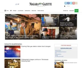 Niagara-Gazette.com(Niagara gazette) Screenshot
