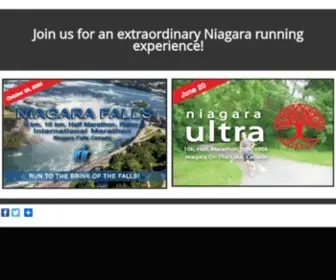 Niagarafallsmarathon.com(Run to the brink of the Falls) Screenshot