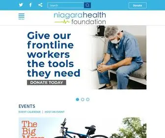 Niagarahealthfoundation.com(Niagara Health Foundation) Screenshot