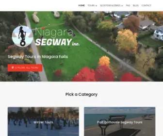 Niagarasegway.com(One of the best things to do in Niagara Falls) Screenshot